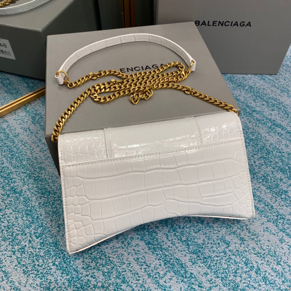 Ba*len*cia*ga hourglass chain bag
