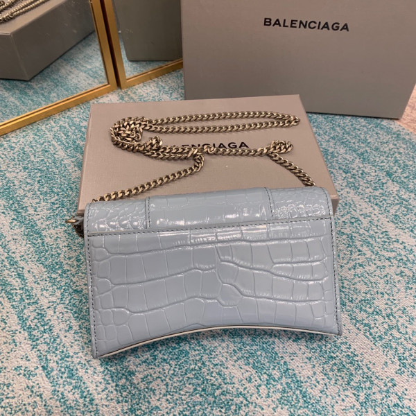 Ba*len*cia*ga hourglass chain bag