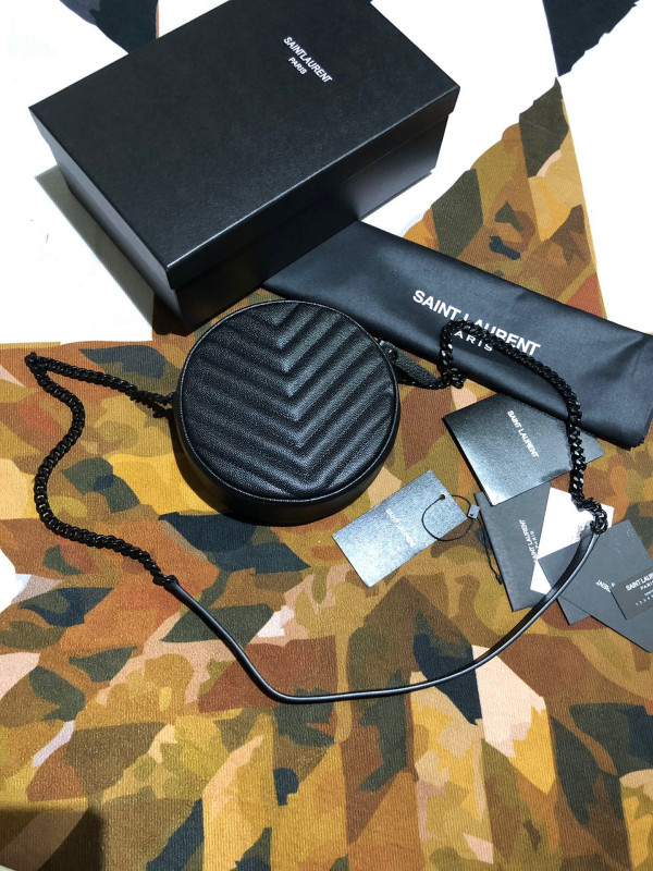 Y*L vinyle round camera bag