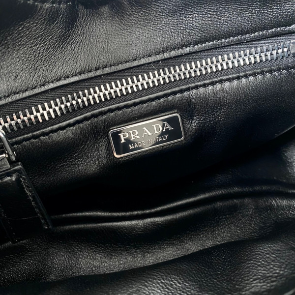 Pra*a moon padded nappa-leather bag