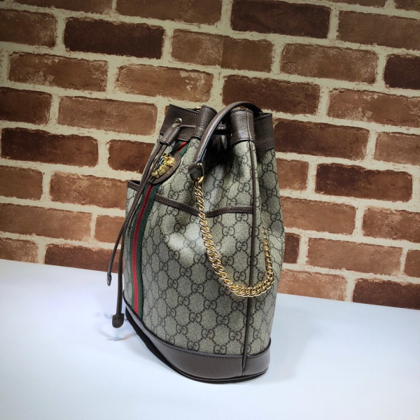 G*u*i rajah medium bucket bag