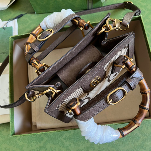 G*u*i diana mini tote bag with jumbo gg