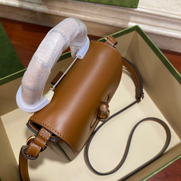 G*u*i bamboo mini handbag