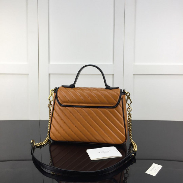 G*u*i gg marmont small top handle bag