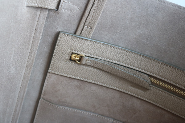 CELIN* SMALL CABAS PHANTOM IN SOFT GRAINED CALFSKIN