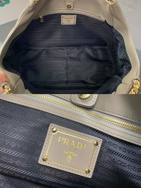 Pra*a vintage tote-39*29*19cm