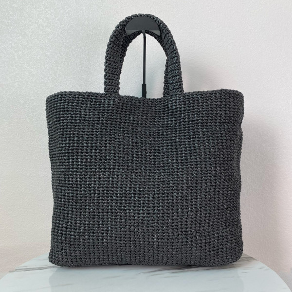 Pra*a crochet tote bag-48*34*16cm