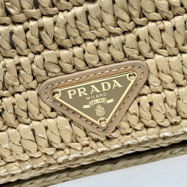 Pra*a cardholder with shoulder strap and crystals