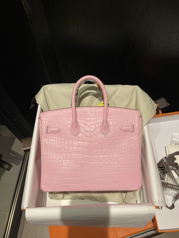 H**mes birkin 25cm crocodile leather