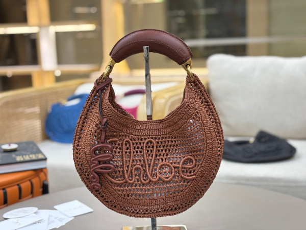 Chloe 25S summer banana hobo bag - 36*21.5*2cm