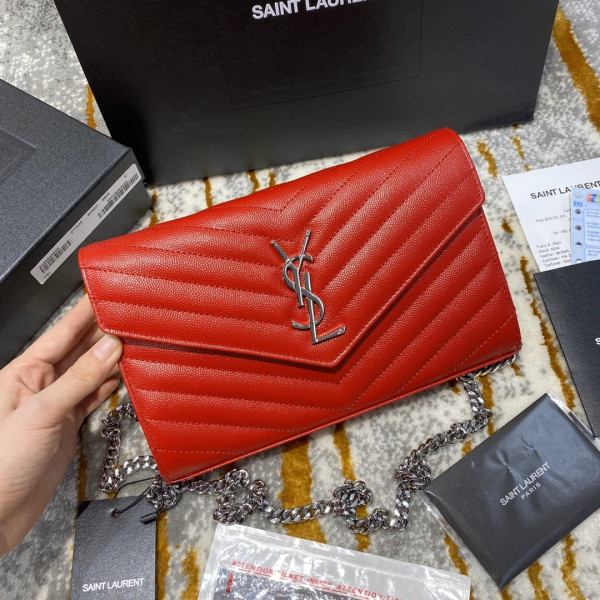 Y*L cassandre matelassÉ chain wallet